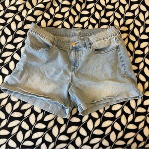 Old Navy Blue Jean Shorts Relaxed Fit Light Wash